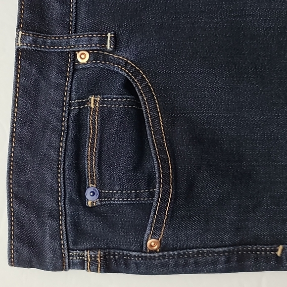 GAP 1969 Women's  Curvy Profile Dark Wash Blue Jeans Stretch Size 28/6 a/c - Picture 5 of 15